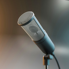 old microphone
