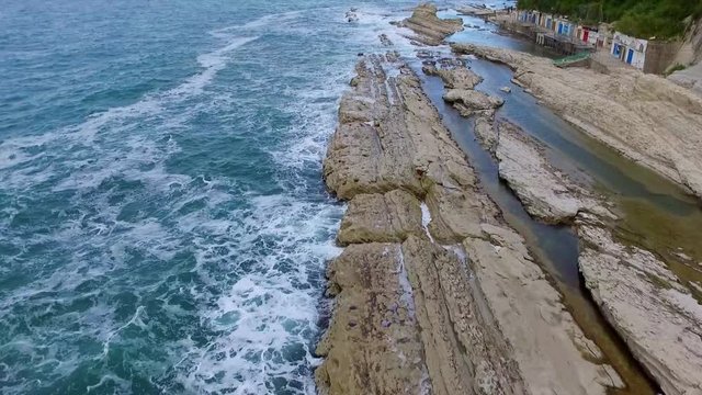 Il Passetto di Ancona visto dal drone