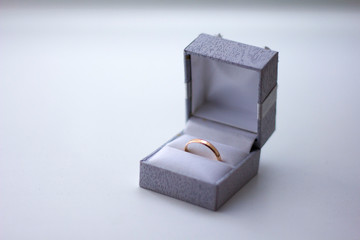 wedding ring in a box