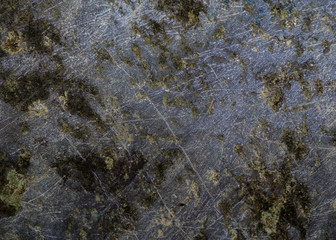 Texture of wet stone covered with moss. Background image of macro photography texture stone