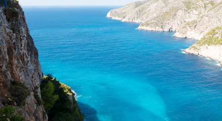 view of the ionian sea from above