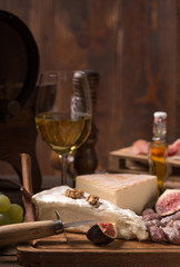 cheese,wien and prosciuotto