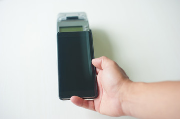 Mobile payment(NFC). Mobile Phones and Pay.