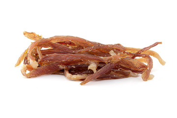 Dried Pork isolated on white background
