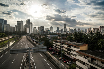 Fototapeta na wymiar Kuala Lumpur cityscape view, Malaysia
