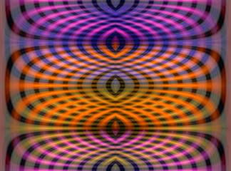 Colourful retro shapes pattern