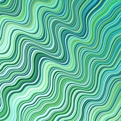 Fototapeta premium Light Blue, Green vector layout with wry lines.