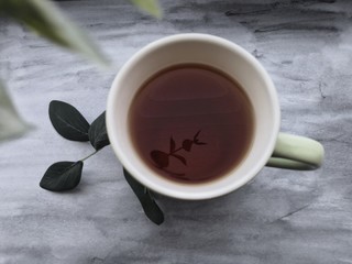 Tea party with branches
