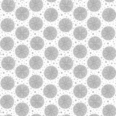 Seamless pattern with orange fruits on a white background.