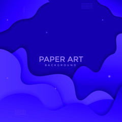 Abstract paper cut background. Colored layered vector 3d illustration. Vector design layout for  posters and background.