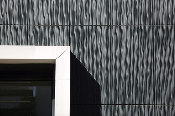 Façade immeuble moderne faculté et cité universitaire