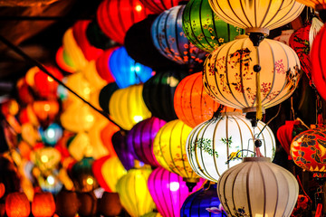 Colorful lanterns in Hoi An, Vietnam