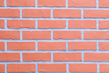 red brick wall for texture or background