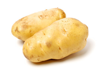 New potato isolated on white background 