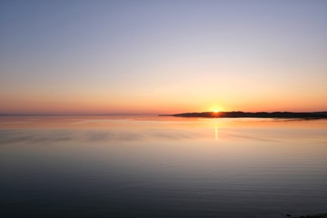 Obraz premium sunset over the sea