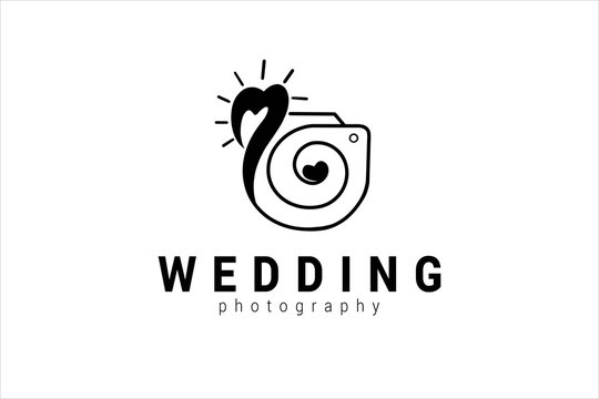 wedding photography logo template