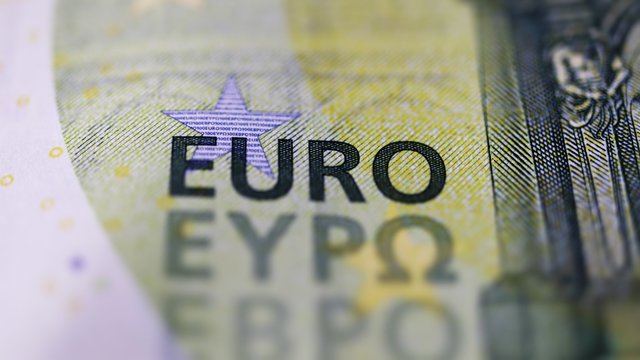 Euro Geldnote Geldschein