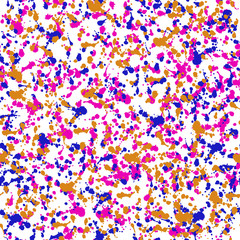 Abstract seamless pattern with color spots and splashes.