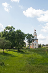 Naklejka premium Uglich. Yaroslavl region. Church of the Kazan icon of the mother of God. Golden ring of Russia.