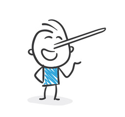 Stickman Blue: Liar, Deceiver. (Nr. 120)	