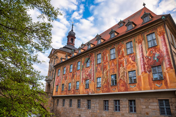 Bamberg Old Town Hall frescoes Bavaria Germany