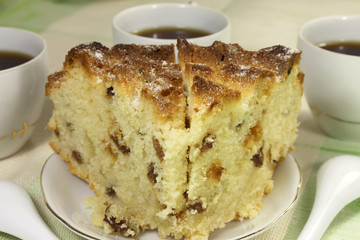 Cake and coffee