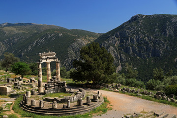 Tholos of Delphi, Delphi, Mount Parnassus, Greece