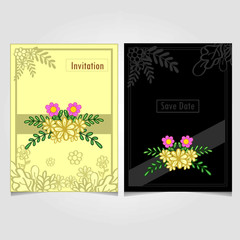 wedding invitation card and simple card invitation