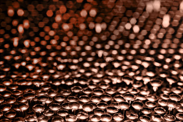 Many nails on a dark background