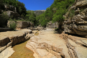 Fototapeta na wymiar Kolimbithres, Papigo, Zagori, Epirus, Greece