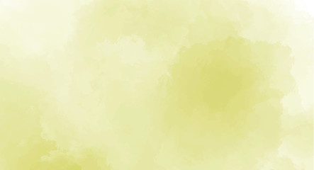 Yellow watercolor background for your design, watercolor background concept, vector.