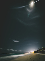 Varadero beach at night
