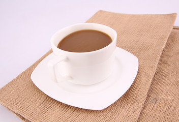 coffee  a cup isolated on white background.