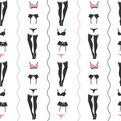 Women underwear pattern seamless