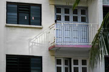 Abandoned block of flats in Singapore