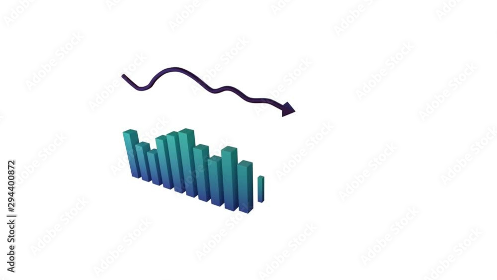 Poster chart showing changing statistics