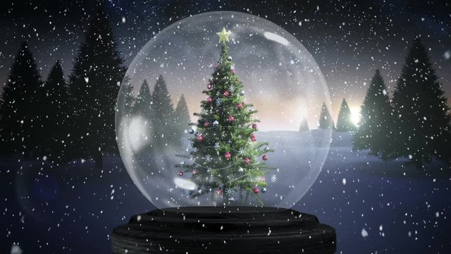 Christmas snow globe  