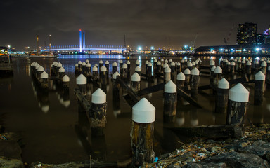 Melbourne Docklands and Bolte bridge