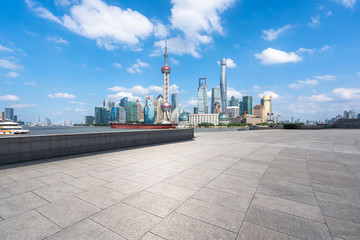 Fototapeta na wymiar shanghai city skyline