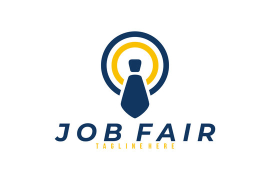 Job Fair Logo Icon Vector Isolated