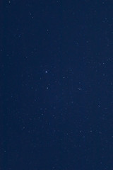 Minimalist shot of starry night sky