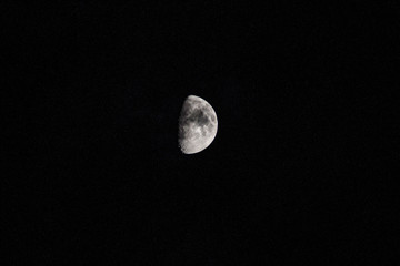 Luna en cuarto creciente