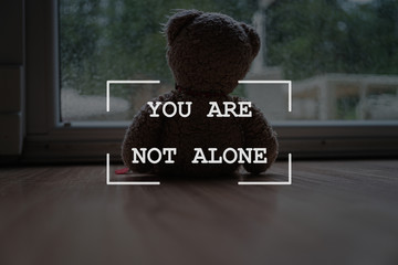 You are not alone sign