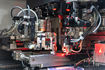 machine tools in factory