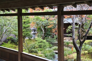 Fototapeta na wymiar Tenryuji Gardens, Kyoto