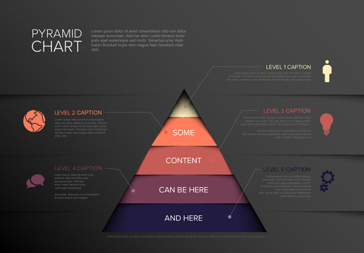Pyramid Info Chart Diagram Layout