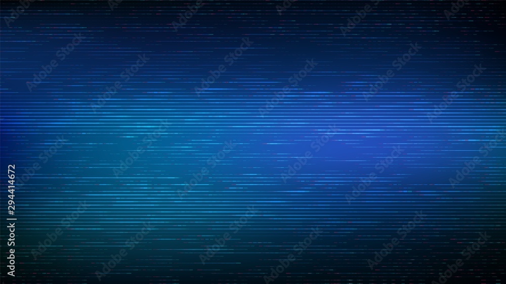 Fototapete Glitch background. Digital glitch. Abstract noise effect, error signal, television technical problem. Video Damage. Pixel noise glitch. Vector illustration.