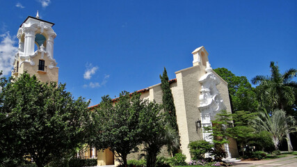 Belle église à Miami en Floride