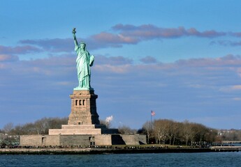 Vue sur la Statue de la Liberté à New-York