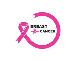 breast cancer ribbon vector illustration design